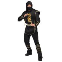 Kostuum Ninja Hanzo Zwart Kostuum Ninja Hanzo Zwart