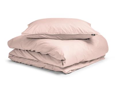 Primaviera Deluxe Egyptisch Katoen Uni Dekbedovertrek Roze 135 x 200 cm