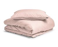 Primaviera Deluxe Egyptisch Katoen Uni Dekbedovertrek Roze 135 x 200 cm
