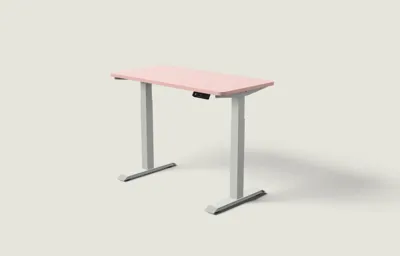 Desktronic HomeOne bureau Grijs / Zachtroze / 120x60 cm