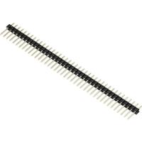 TRU COMPONENTS TC-9556692 Male header (standaard) Aantal rijen: 1 Aantal polen per rij: 40 1 stuk(s)