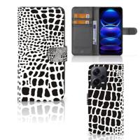 Xiaomi Poco X5 Pro | Note 12 Pro 5G | Telefoonhoesje | Met pasjeshouder | Slangenprint