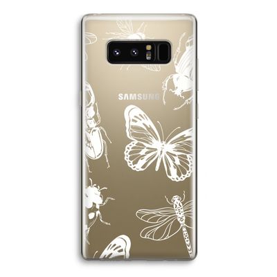 Tiny Bugs: Samsung Galaxy Note 8 Transparant Hoesje