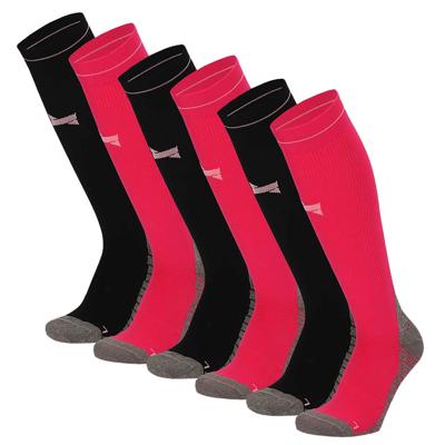 Xtreme Compressie Sokken Hardlopen 6-pack Multi Pink-39/42