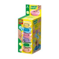 Ses vingerverf pastel 6 kleuren x 45 ml
