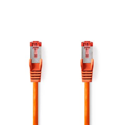 Nedis CAT6-kabel | RJ45 Male naar RJ45 Male | S/FTP | 0.15 m | Oranje | 1 stuks - CCGP85221OG015 CCGP85221OG015