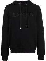 Lanvin hoodie à logo brodé - Noir - thumbnail