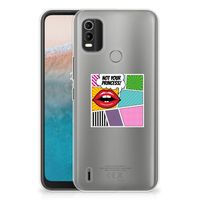 Nokia C21 Plus Silicone Back Cover Popart Princess