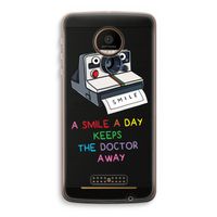 Smile: Motorola Moto Z Force Transparant Hoesje