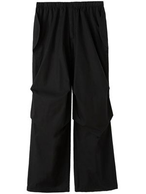 Jil Sander pantalon plissé à coupe ample - Noir