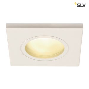 Plafondinbouwarmatuur DOLIX OUT Wit vierkant GU10