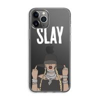 Slay All Day: iPhone 11 Pro Max Transparant Hoesje