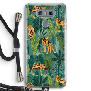 Luipaard 2: LG G6 Transparant Hoesje met koord