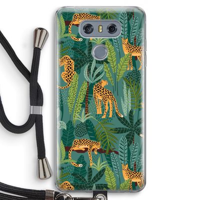Luipaard 2: LG G6 Transparant Hoesje met koord