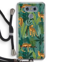 Luipaard 2: LG G6 Transparant Hoesje met koord