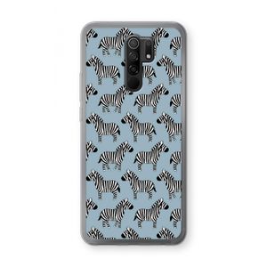 Zebra: Xiaomi Redmi 9 Transparant Hoesje