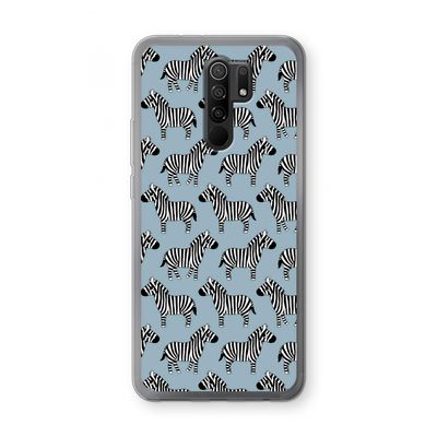 Zebra: Xiaomi Redmi 9 Transparant Hoesje