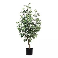 Ficus Bonsai Lichtgroen 60 cm kunstplant - Buitengewoon de Boet