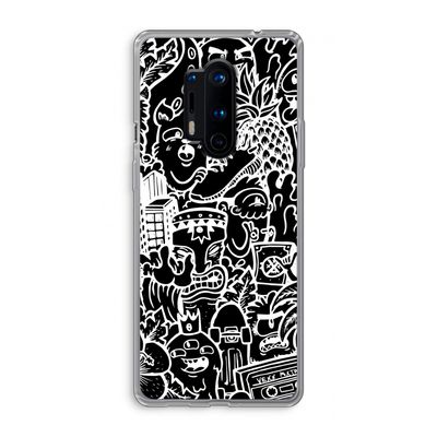 Vexx Black Mixtape: OnePlus 8 Pro Transparant Hoesje