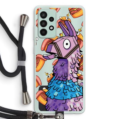 Loot Burger: Samsung Galaxy A52s 5G Transparant Hoesje met koord