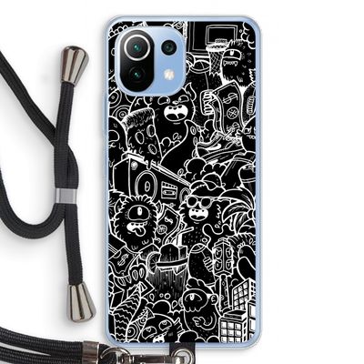Vexx Black City : Xiaomi Mi 11 Lite Transparant Hoesje met koord