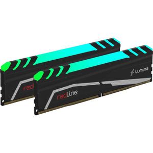 Mushkin 64 GB DDR4-3600 Kit werkgeheugen MLA4C360JNNM32GX2, Redline Lumina RGB, XMP