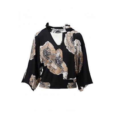 K Design - Zwart | Dames | Top | Zwart | L | regular | Kamst mode