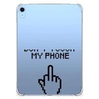iPad (2022) 10.9 Print Case Finger Don&apos;t Touch My Phone