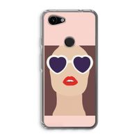 Red lips: Google Pixel 3a Transparant Hoesje