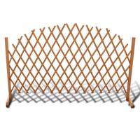VidaXL Tuinlatwerk 180x100 cm massief hout VidaXL Tuinlatwerk 180x100 cm massief hout