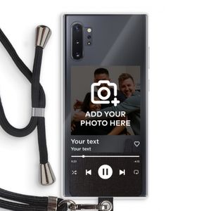 Music Player: Samsung Galaxy Note 10 Plus Transparant Hoesje met koord