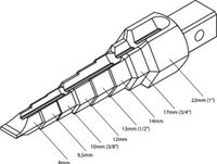 Gedore 380150 4611130 Dopsleutelinzetstuk 1/2 - thumbnail