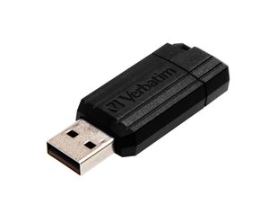 Verbatim Pin Stripe USB-stick 32 GB Zwart 49064 USB 2.0