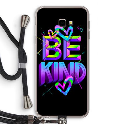 Be Kind: Samsung Galaxy J4 Plus Transparant Hoesje met koord
