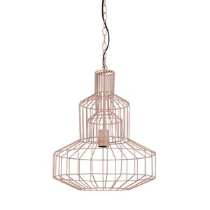 Light & Living - Hanglamp Fynn - 40x40x47 - Roze