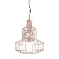 Light & Living - Hanglamp Fynn - 40x40x47 - Roze - thumbnail