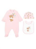 Moschino Kids pyjama à imprimé graphique - Rose