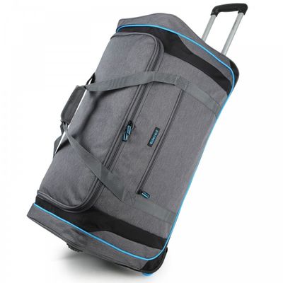 Decent Flexplus Reistas Met Wielen 78cm Grijs/Blauw Decent Flexplus Reistas Met Wielen 78cm Grijs/Blauw