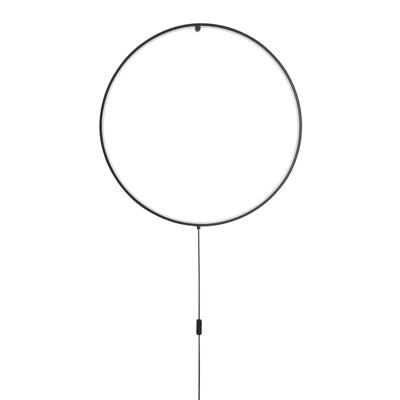 Lyora VloerlampRing zwart Ø 79cm - 9108311