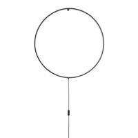 Lyora VloerlampRing zwart Ø 79cm - 9108311
