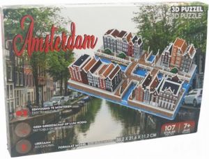 Amsterdamse Huisjes - 3D Puzzel