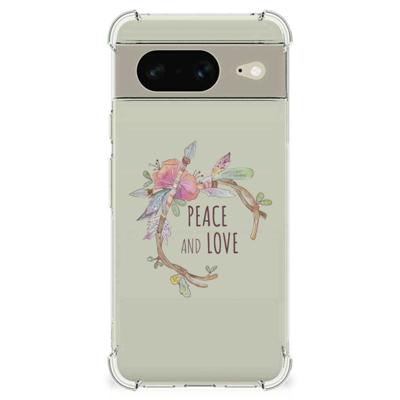 Google Pixel 8 Stevig | Bumper Hoesje | Boho Text Google Pixel 8 Stevig | Bumper Hoesje | Boho Text