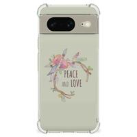 Google Pixel 8 Stevig | Bumper Hoesje | Boho Text