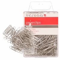 100x stuks Paperclips 32 mm zink   -