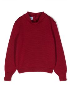 Mi Mi Sol pull en laine mélangée à col rond - Rouge