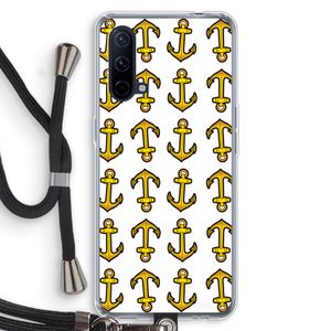 Musketon Anchor: OnePlus Nord CE 5G Transparant Hoesje met koord