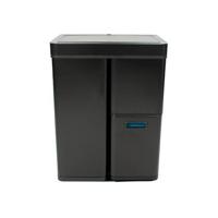 EKO Mirage Plus Sensor Recycler 30+2x15 liter - Staal - Zwart