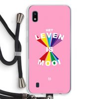 Het Leven Is Mooi: Samsung Galaxy A10 Transparant Hoesje met koord