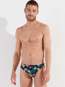 HOM - Swim Mini Briefs - Flamingo - navy