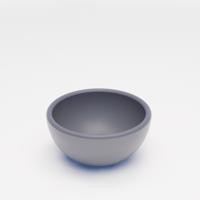 Waskom BWS Nox Mini 20 cm Solid Marmo Lei Grijs Boss & Wessing